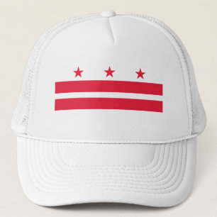 Washington DC State Flag Trucker Hat