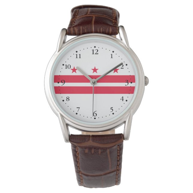 Washington DC State Flag Watch (Front)