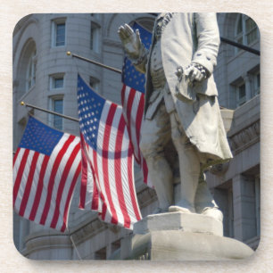 Washington, DC, statue of Benjamin Franklin Coaster