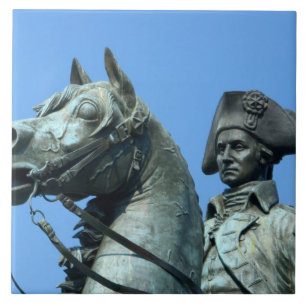 Washington, DC, statue of General George Ceramic Tile