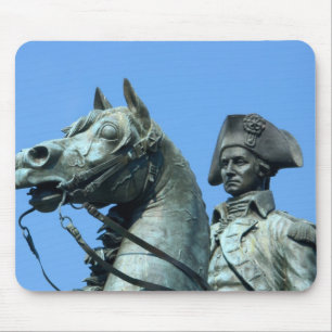 Washington, DC, statue of General George Mouse Pad