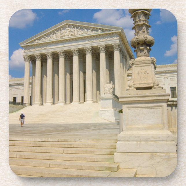 Washington, DC, Supreme Court Building Coaster (Front)