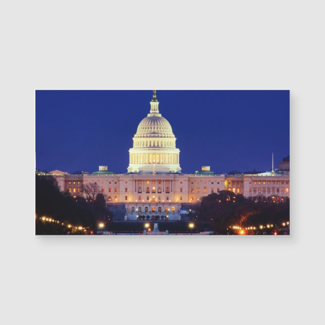 Washington DC United States Capitol at Dusk (Front)