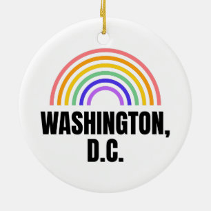 Washington dc  - Washington postcards - Washington Ceramic Ornament