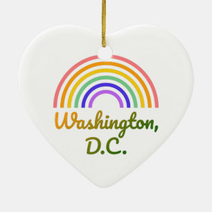 Washington dc - Washington postcards - Washington Ceramic Ornament
