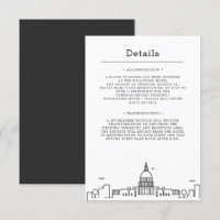 Washington DC Wedding | Guest Details