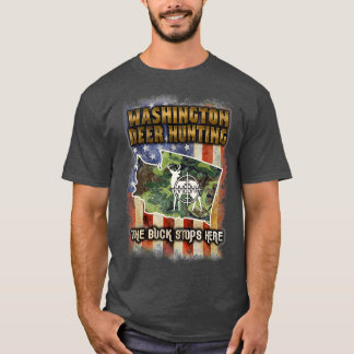 Washington Deer Hunting Trophy Hunting T-Shirt