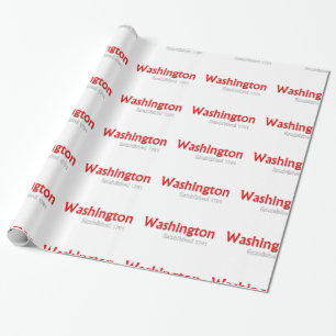 Washington Established Wrapping Paper