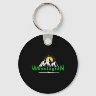 Washington Evergreen State For Outdoor Camping Hik Key Ring