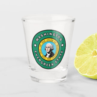 Washington Evergreen State Shot Glass