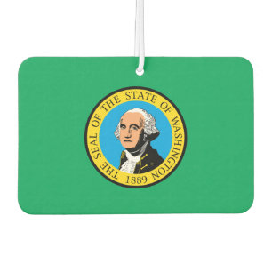 WASHINGTON Flag Car Air Freshener