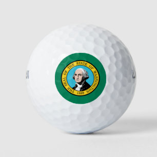 WASHINGTON FLAG GOLF BALLS