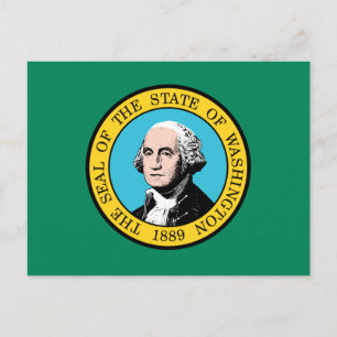 Washington Flag Postcard