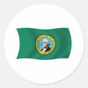 Washington Flag Sticker