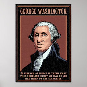 Washington -Free Speech Poster
