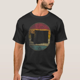 Washington Gif Retro Style Vintage State 70s 80s 9 T-Shirt