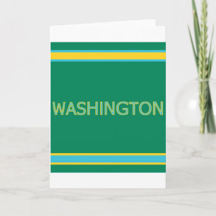 Washington Greeting Card