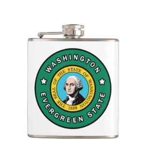 Washington Hip Flask