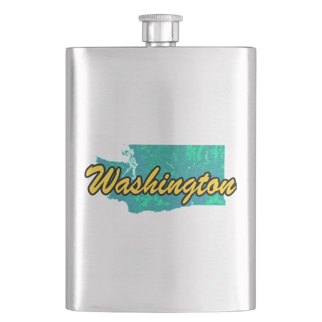 Washington Hip Flask (Front)
