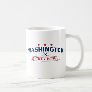 Washington Hockey Power White Mug
