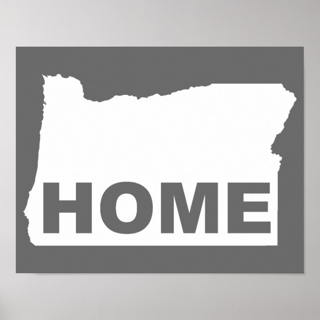 Washington Home Away From State Poster Sign (Front)