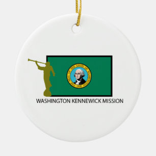 WASHINGTON KENNEWICK MISSION LDS CTR CERAMIC TREE DECORATION