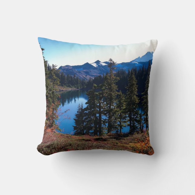 Washington landscape, beautiful nature cushion (Front)