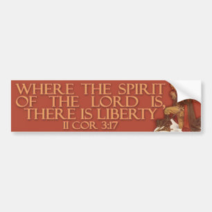Washington- Liberty and the Spirit of the Lord Bumper Sticker