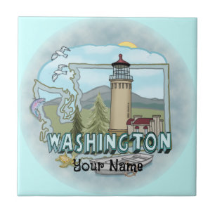 Washington Lighthouse Tile