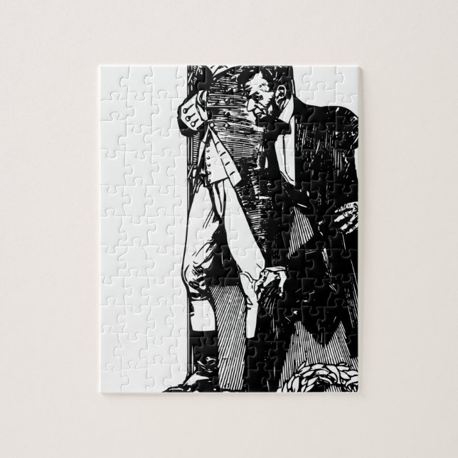 washington lincoln jigsaw puzzle (Vertical)