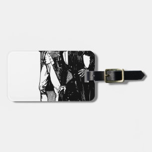 washington lincoln luggage tag