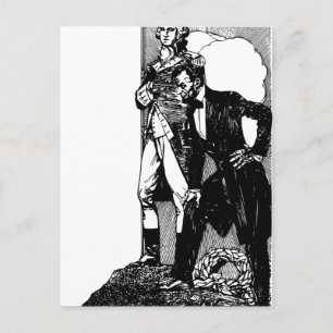 washington lincoln postcard