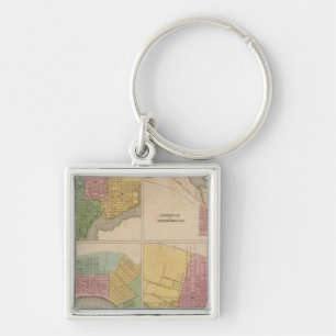 Washington Louisville and Jeffersonville Key Ring