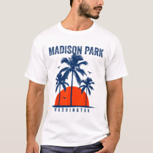 Washington Madison Park Ocean Surfing Surfboarding T-Shirt