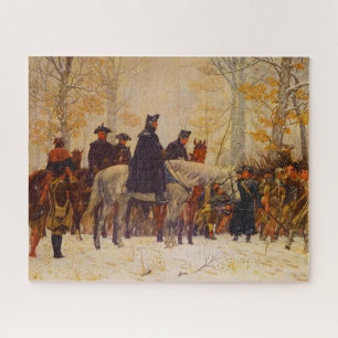 Washington March Valley Forge William Trego 1883 Jigsaw Puzzle