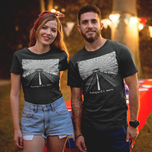 Washington Metro Station Looking at the Rails T-Shirt