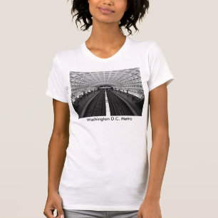 Washington Metro Station Looking at the Rails T-Shirt