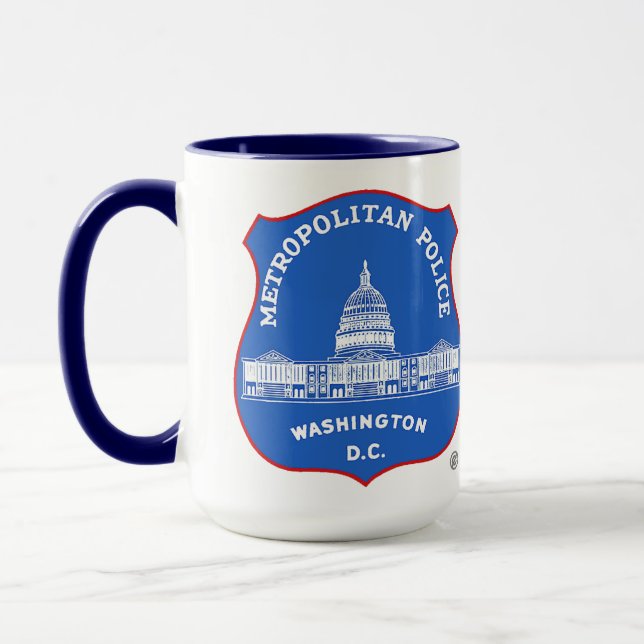 Washington Metrpolitan Police Combo Mug, 15 oz Mug (Left)