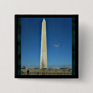 Washington Monument 15 Cm Square Badge
