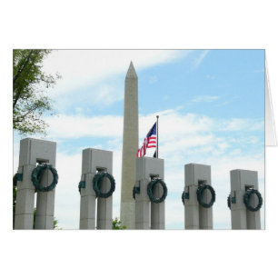 Washington Monument and WWII Memorial in DC