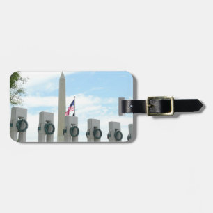 Washington Monument and WWII Memorial in DC Luggage Tag