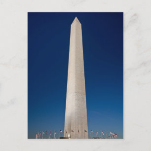 Washington Monument at Dusk Postcard