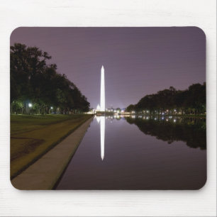 Washington Monument at Night Mouse Pad