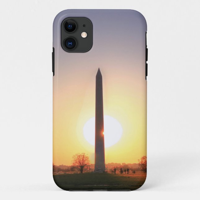 Washington Monument at Sunset Case-Mate iPhone Case (Back)
