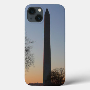 Washington Monument at Sunset in DC iPhone 13 Case