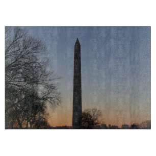 Washington Monument at Sunset in DC Cutting Board