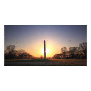 Washington Monument at Sunset Photo Print