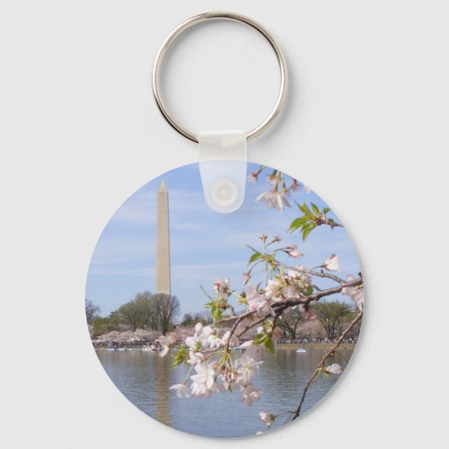 Washington Monument Beautiful Gifts Key Ring (Front)