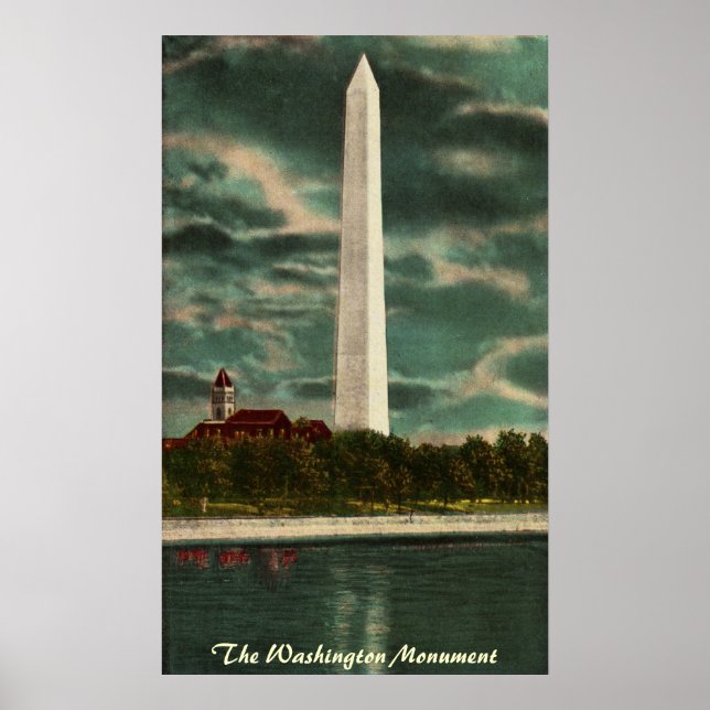Washington Monument by Night Poster (Front)