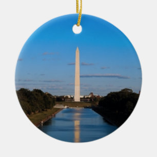 Washington Monument Ceramic Tree Decoration